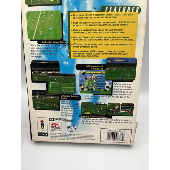 FIFA International Soccer (3DO, 1994) TESTED Complete - Picture 5 of 13